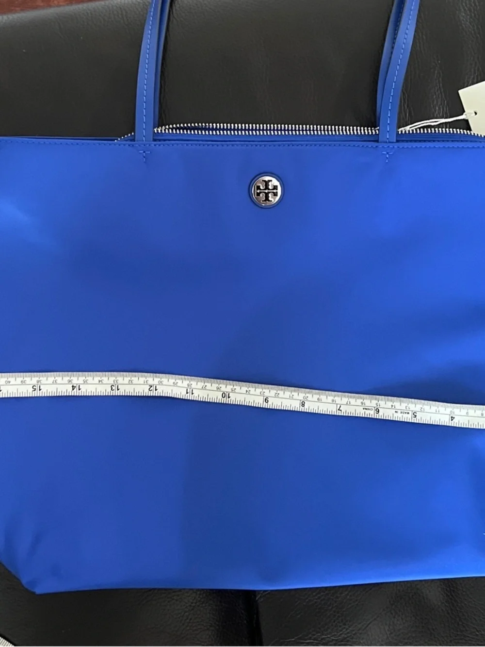 TORY BURCH• Blue Nylon Tote Bag